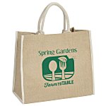 Jute Shopping Tote