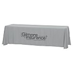Hemmed Closed-Back Poly/Cotton Table Throw - 8' - 24 hr