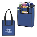 Chevron Non-Woven Shopper Tote - 14