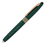 Rosa Soft Touch Stylus Metal Pen with Flashlight