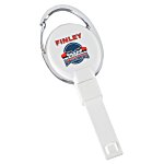 Replay Carabiner Retractable Badge Holder with Slip Clip - Opaque - Full Color