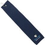 Avid Golfer Trifold Waffle Towel