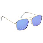 Aviator Sunglasses with Mirrored Lens