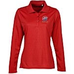 Ice Performance Pique Long Sleeve Polo - Ladies' - Full Color