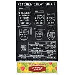 Kitchen Cheat Sheet Magnet - 20 mil