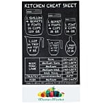 Kitchen Cheat Sheet Magnet - 30 mil