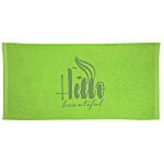 King Size Velour Beach Towel - Colors - 24 hr