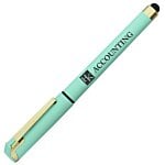 Cali Soft Touch Stylus Gel Pen - Opaque - Matte Gold