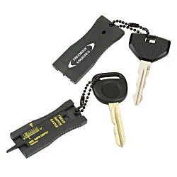 Car Keychain Tire Tread Gauge