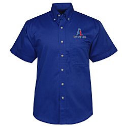 Blue Generation SS Teflon Treated Twill Shirt - Men's