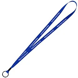 Economy Lanyard - 1/2" - Metal Split Ring