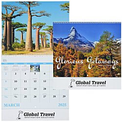 Glorious Getaways Calendar - Spiral