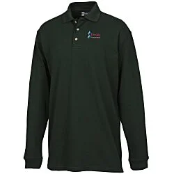 Superblend Long Sleeve Pique Polo - Men's