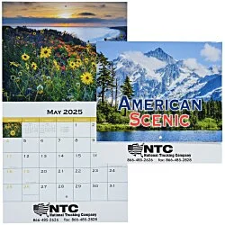 American Scenic Appointment Calendar - Stapled