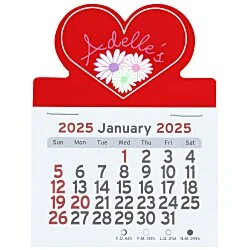 Peel-N-Stick Calendar - Heart