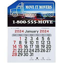 Peel-N-Stick Calendar - Semi Truck