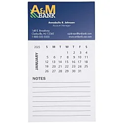 Business Card Magnet with Calendar and Notepad