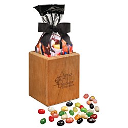 Beech Pencil Cup with Jelly Beans