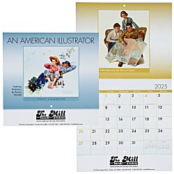 An American Illustrator Calendar - Stapled - 24 hr