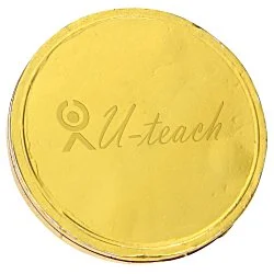 Chocolate Coin - .25 oz.