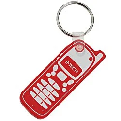 Cell Phone Soft Keychain - Translucent