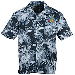 Tropical Print Camp Shirt