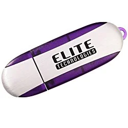 USB Flash Memory Stick - Translucent - 128MB - 24 hr