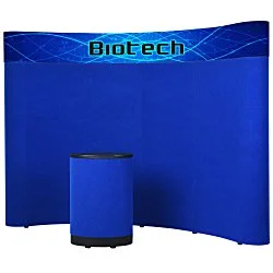 Standard Curved Floor Display - 10' - Header