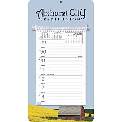 Weekly Tear Away Memo Calendar - Rural