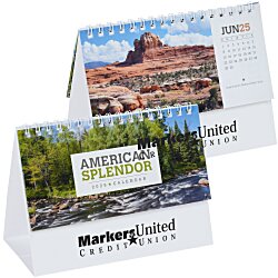 American Splendor Tent-Style Desk Calendar