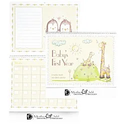 Baby's First Year Calendar - English