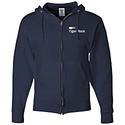 Jerzees NuBlend Full-Zip Hooded Sweatshirt - Screen