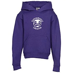 Jerzees NuBlend Hooded Sweatshirt - Youth - Screen