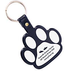 Paw Shaped Keychain - Opaque