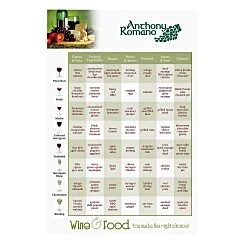 Wine & Food Pairing Magnet - 6x4 - 20 mil