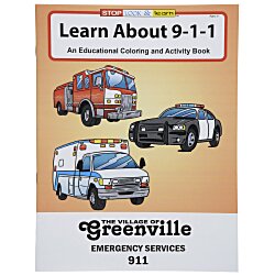 Learn About 911 Coloring Book
