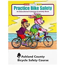 Practice Bike Safety Coloring Book