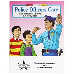 Police Officers Care Coloring Book