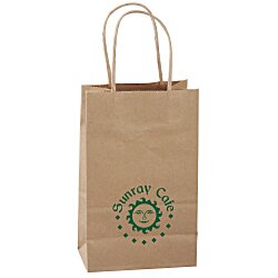 Kraft Paper Brown Shopping Bag - 8-1/4" x 6"