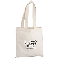 Cotton Sheeting Natural Economy Tote - 12-1/2" x 12" - 24 hr
