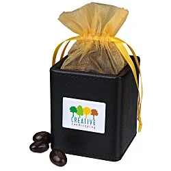 Leatherette Desk Caddy - Dark Chocolate Almonds