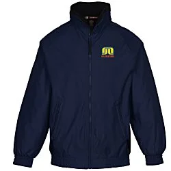 Harriton Fleece-Lined Nylon Jacket