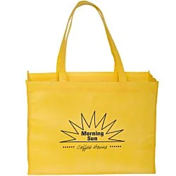 Gusseted Polypropylene Tote - 12" x 16" - 24 hr