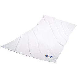 Beach Towel - White - Embroidered