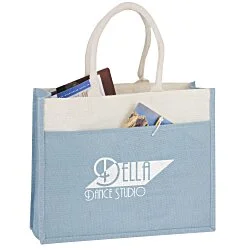 Jute Pocket Tote