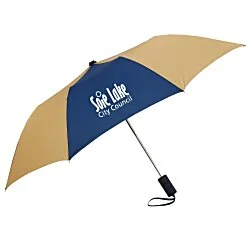 42" Folding Umbrella with Auto Open - Alternating - 42" Arc