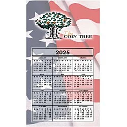 Calendar Magnet - Medium - Waving Flag