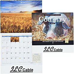 The Old Farmer's Almanac Calendar - Country - Stapled