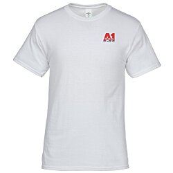 Hanes 50/50 ComfortBlend T-Shirt - Embroidered - White