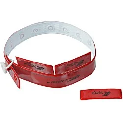 Vinyl Locking Wristband - 3 Tabs